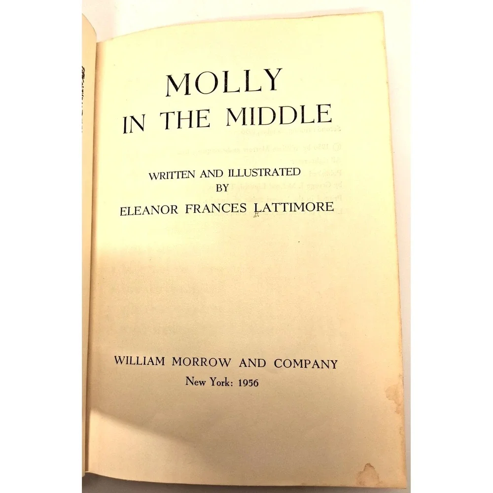 Molly in the Middle by Eleanor Frances Lattimore Copy Right 1956